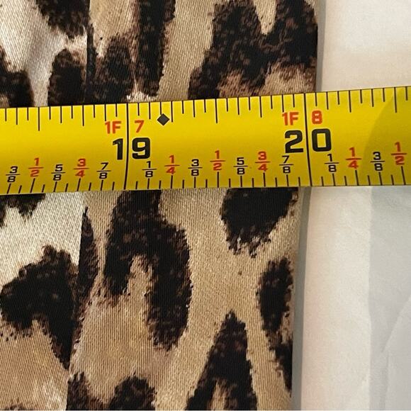 Chico’s Brown Tan Cheetah Print Party Date Night Dress NWOT Size 4 - Picture 11 of 13